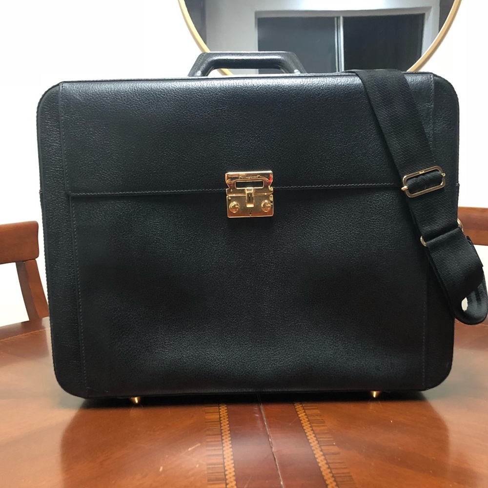 COPY - Vintage Ferragamo Oversize Briefcase/Weeke…
